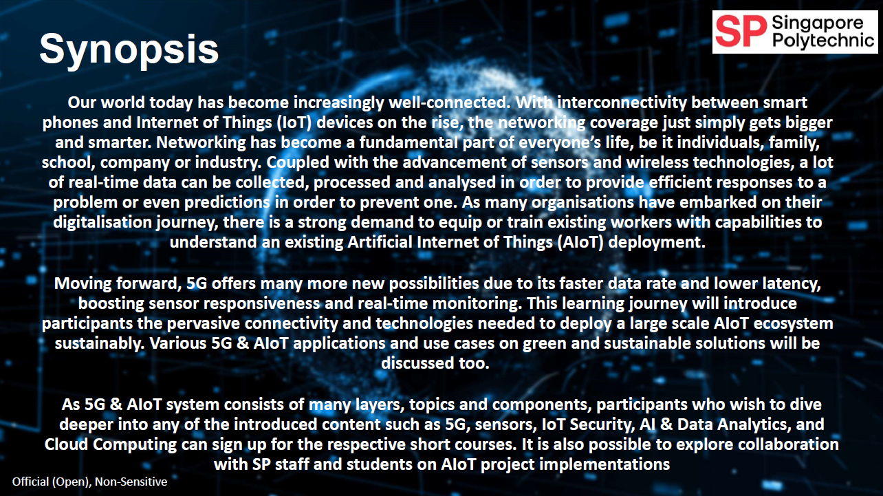 5G Learning Journey Synopsis